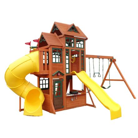 Kidkraft Aire De Jeu Et D Escalade Enfant Canyon Ridge Bois Roseoubleu Fr