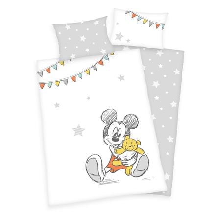 Herding Parure De Lit Enfant Mickey Etoiles 100x135 Cm Roseoubleu Fr