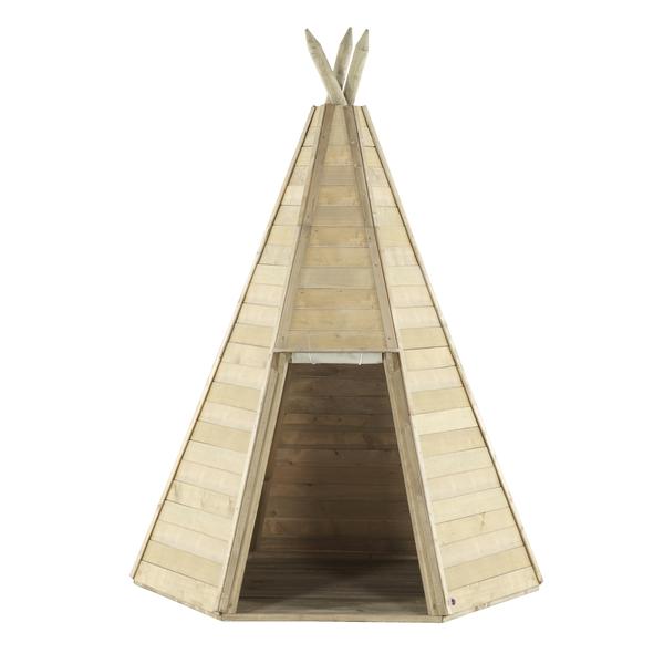 plum® Spielhaus Tipi aus Holz, 330 cm