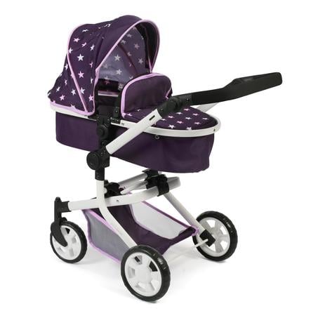 Bayer Chic 2000 poupées voiture Mika 2in1 Stars Violet 