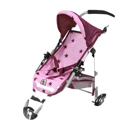 Bayer Chic 2000 Puppen Jogging-Buggy LOLA Stars Brombeere 
