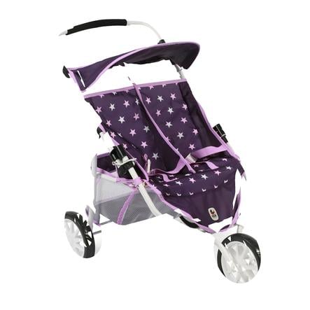 BAYER CHIC 2000 Zwillings-Jogger Stars lila