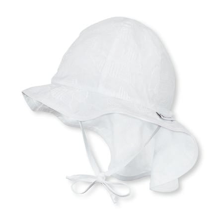 Sterntaler Chapeau Enfant Protege Cou Anti Uv Jersey Blanc Roseoubleu Fr