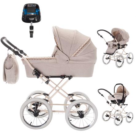 Friedrich Hugo Kombikinderwagen Natureline Uni 4 In 1 Mit Isofix