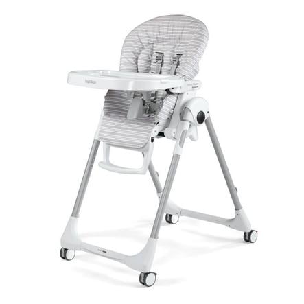 Peg Perego Chaise Haute Enfant Prima Pappa Follow Me Linear Grey Roseoubleu Fr