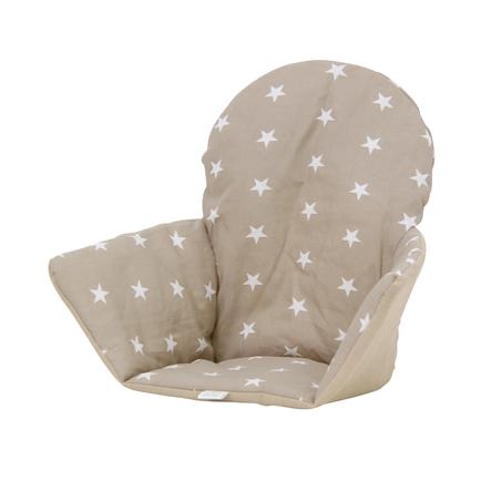 Polini Kids Sitzkissen für Ikea Hochstuhl Antilop Sterne macchiato