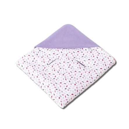 Hobea Couverture Bebe Enveloppante Ete Feuilles Lilas Roseoubleu Fr