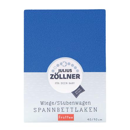 JULIUS ZÖLLNER Spannbetttuch Frottee für Wiege blau