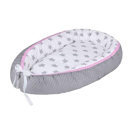 Lulando Nid Bebe Multifonction Etoiles Gris Pois Gris Roseoubleu Fr