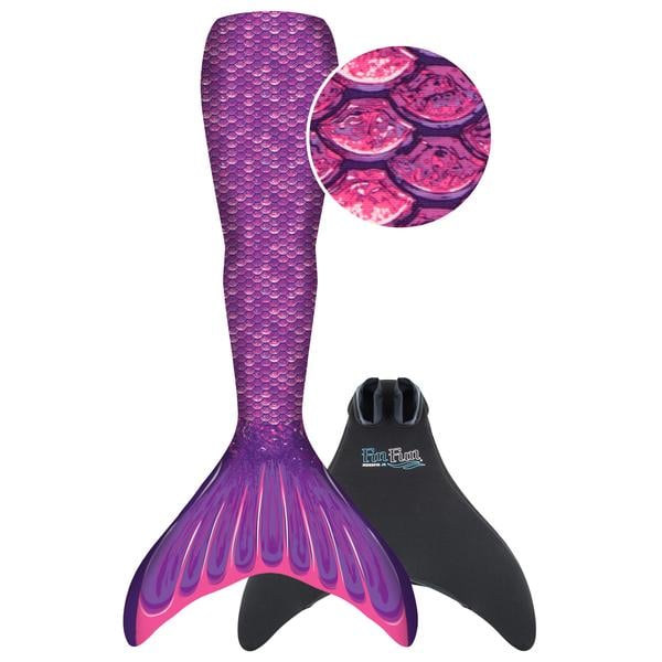 XTREM Toys and Sports - FIN FUN Mermaid  Youth S/M, Fialová