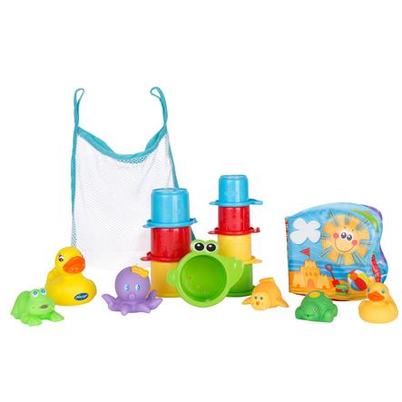 Playgro Jouet De Bain Coffret Cadeau 15 Pieces Roseoubleu Fr