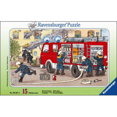 Ravensburger Rahmenpuzzle - Mein Feuerwehrauto 15 Teile