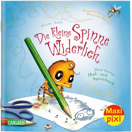 CARLSEN Maxi Pixi 314: Die kleine Spinne Widerlich: Mein buntes Mal- und Spielbuch
