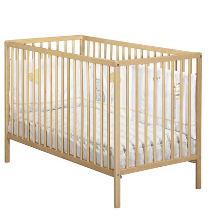 Baby Price Lit Enfant A Barreaux First 60x1 Cm 3 Positions Naturel Roseoubleu Fr