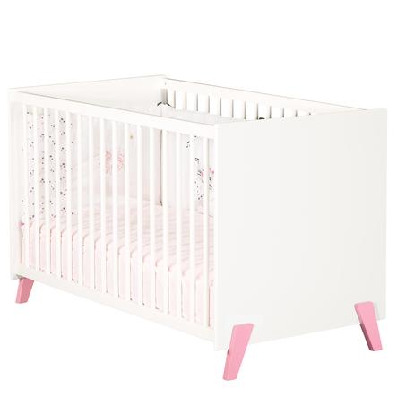 Baby Price Lit Bebe Joy Rose 60x1 Cm 3 Positions Pieds Roses Roseoubleu Fr