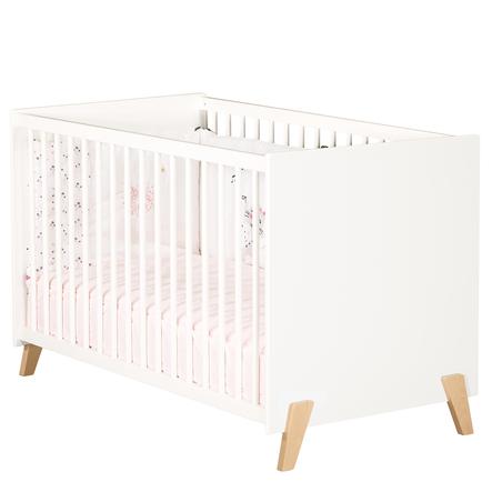 Baby Price Lit Bebe Joy Naturel 60x1 Cm 3 Positions Pieds Naturel Roseoubleu Fr