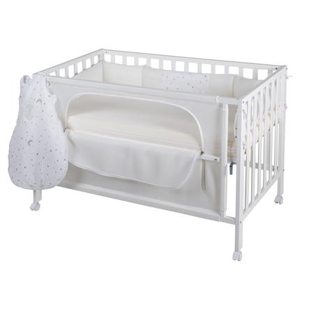 Roba Lit Bebe Safe Asleep Magie Des Etoiles Blanc 66x126x79 5 Cm Roseoubleu Fr