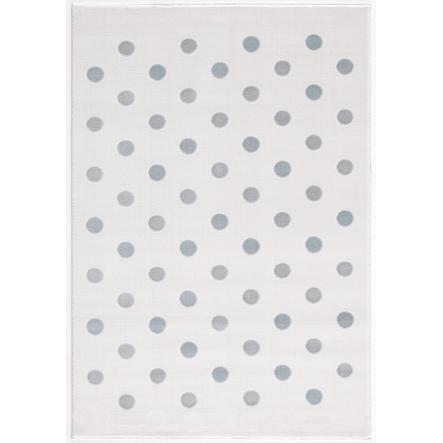 LIVONE Tapis enfant Happy Rugs Confetti crème/bleu/gris argenté 120x180 cm