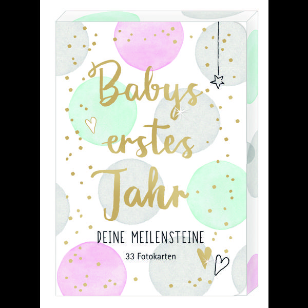 SPIEGELBURG COPPENRATH Fotokarten-Box Babys erstes Jahr - Deine Meilensteine