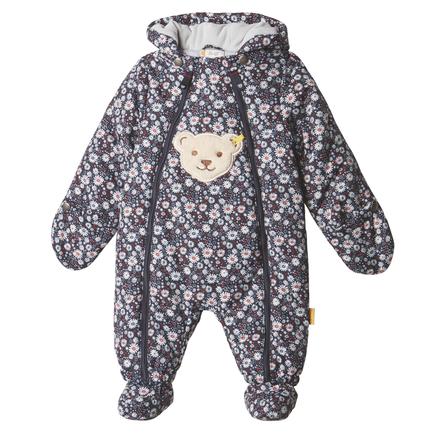 Steiff Combinaison Pilote Enfant Hiver Fleurs Black Iris Roseoubleu Fr