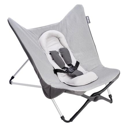 Beaba Transat Bebe Compact Ii Evolutif Melange Gris Roseoubleu Fr