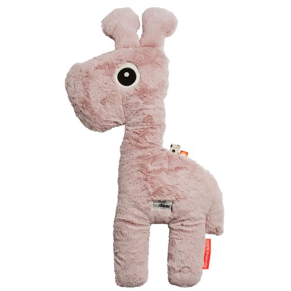 Done by Deer ™ Cuddly Toy Cuddle Ystävä kirahvi Raffi, vaaleanpunainen