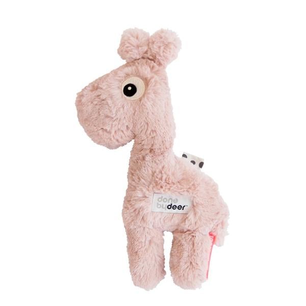Done by Deer ™ Nuttet legetøj Cuddle Cut Giraffe Raffi, pink 