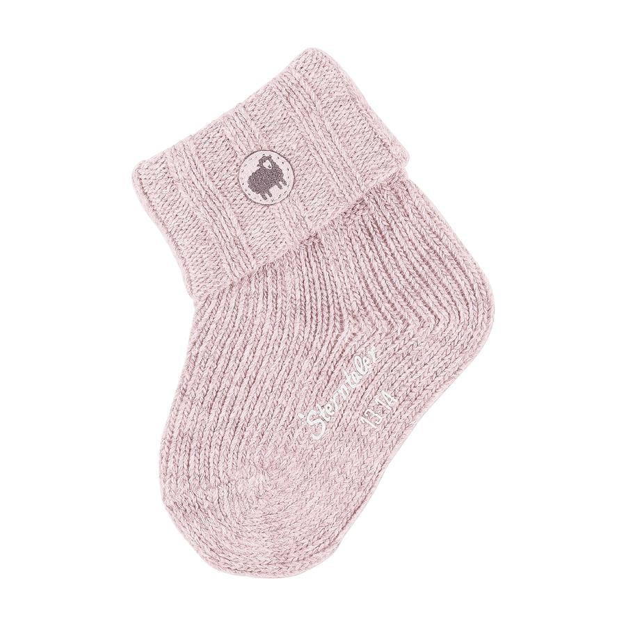 Sterntaler Baby sokker uld blød pink