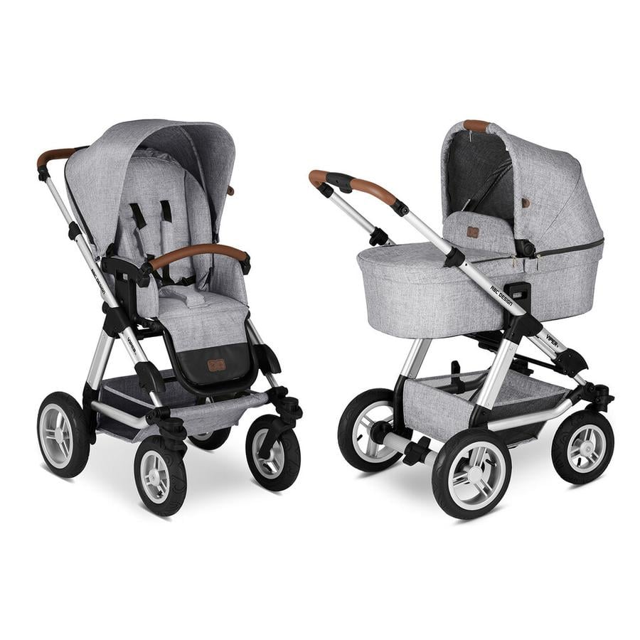 ABC DESIGN Carro de bebé combi Viper 4 Graphite Grey colección 2021