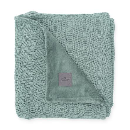 Jollein Couverture Bebe Tricot River Knit Ash Green Polaire Corail 75x100 Cm Roseoubleu Fr