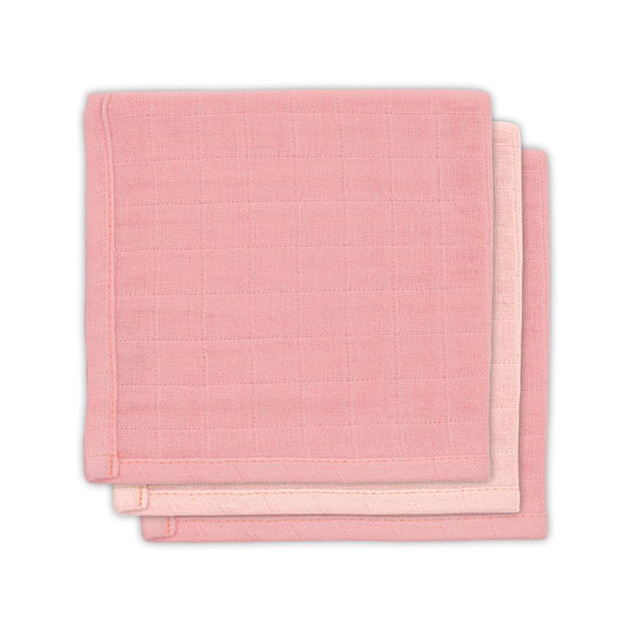 jollein Bamboo Mouth Towel 3-pakning lys rosa