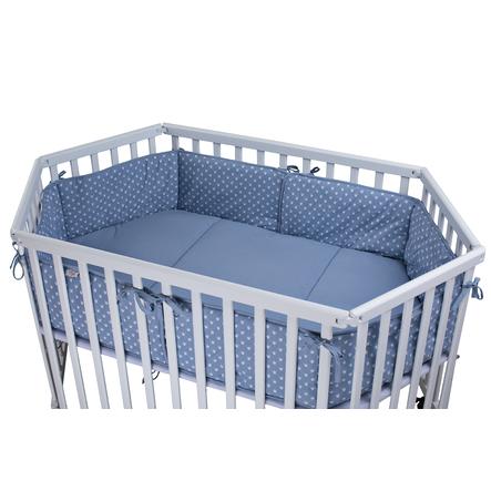 Tissi Matelas De Parc Enfant Hexagonal Couronnes Bleu Roseoubleu Fr