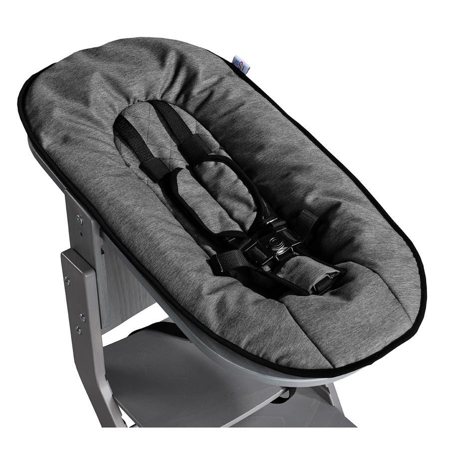 tiSsi® Transat bébé pour chaise haute enfant gris/anthracite 
