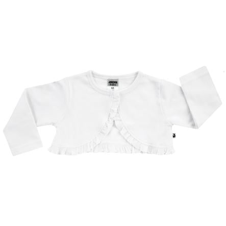 JACKY Body skjorte kort erme med avtakbar sløyfe hvit / marine 