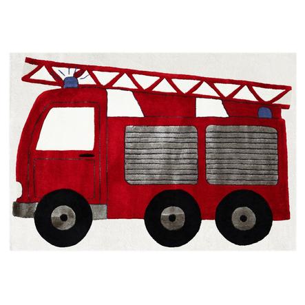 LIVONE Spiel- und Kinderteppich Kids Love Rugs Feuerwehrauto, 120 x 180 cm