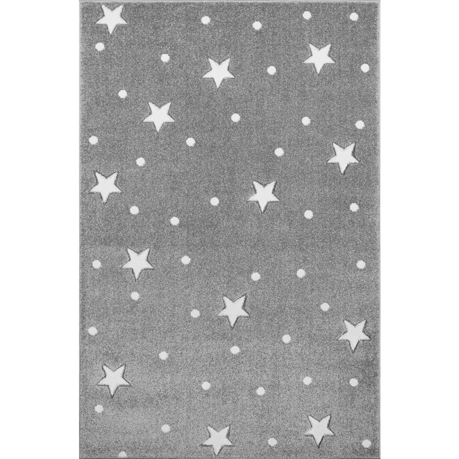 LIVONE play a dětský koberec Kids Love Rugs Heaven stříbro-šedá / bílá, 100 x 150 cm