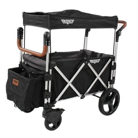 Keenz 7s Chariot De Transport A Main Enfant Pliable Toit Noir Roseoubleu Fr