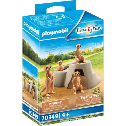 PLAYMOBIL® Family Fun -meerkat-siirtokunta 70349