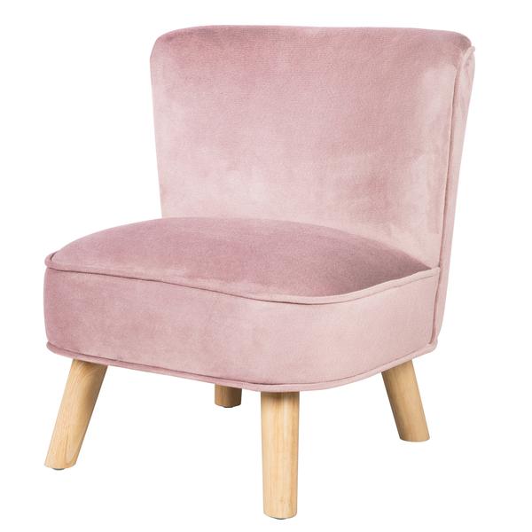roba Kinderstoel fluweel, roze