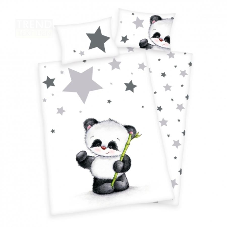 HERDING Pościel dziecięca Mała Panda 100 x 135 cm