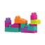 Mega Bloks - Bausteinebeutel, pink (80 Teile)