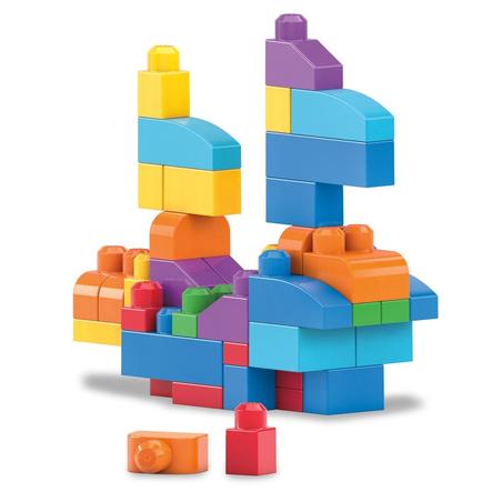 Mega Bloks - Bausteinebeutel, bunt (80 Teile)