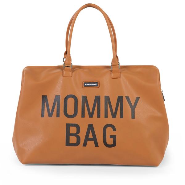 CHILDHOME Mommy Bag læderlook brun