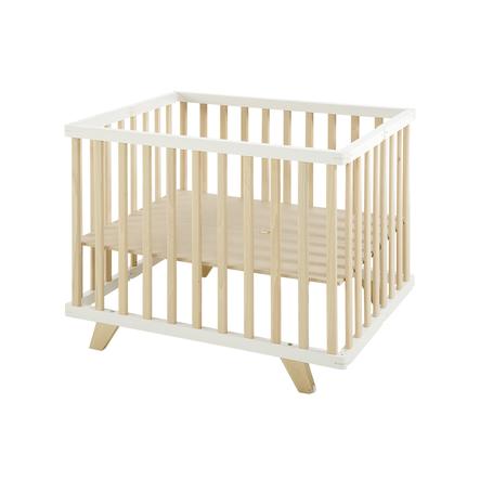 Geuther Parc Bebe Lasse Mini Blanc Naturel 75x96 Cm Roseoubleu Fr