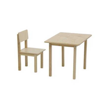 Polini dětský stůl Simple se židličkou 105 natur