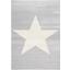 LIVONE Spiel- und Kinderteppich Happy Rugs Shootingstar, grau/weiss 160 x 230 cm