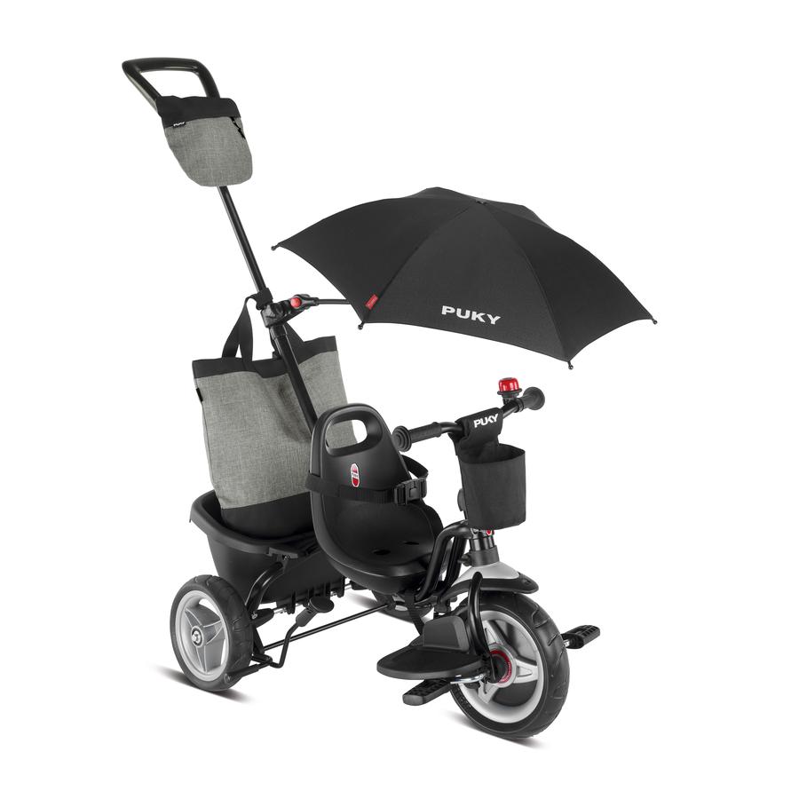 PUKY® Tricycle enfant évolutif Ceety Comfort 4en1, noir 2442

