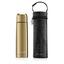miniland deluxe thermos Thermosflasche mit Isoliertasche gold 500ml 