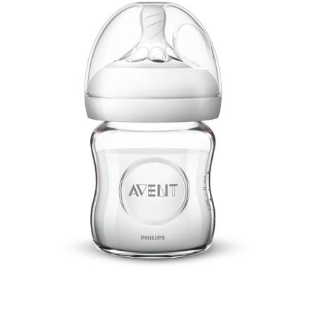 Philips Avent Biberon Natural 2 0 1 Ml 0 6 M Verre Scf051 17 Roseoubleu Fr