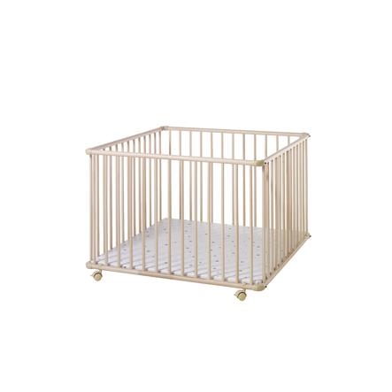 Schardt Parc Bebe Basic Naturel Etoiles Grises 100x100 Cm Roseoubleu Fr